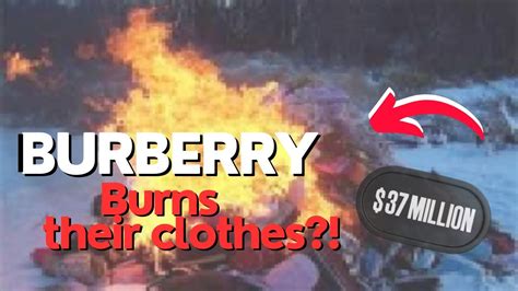 burberry burning inventory|what happened to burberry merch.